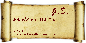 Jobbágy Diána névjegykártya