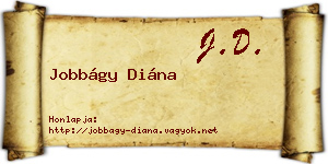 Jobbágy Diána névjegykártya
